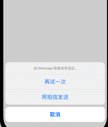 赞皇apple维修iPhone上无法正常发送iMessage信息