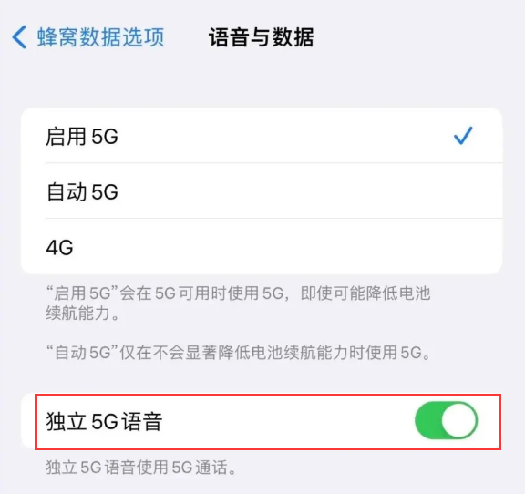 赞皇苹果14维修分享iPhone 14 Pro如何开启VoNR 
