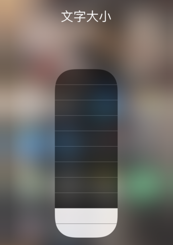 赞皇苹果手机维修分享小技巧：在 iPhone 控制中心快速调节字体大小 
