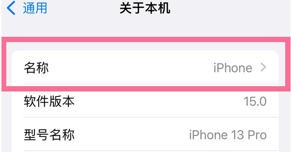 赞皇苹果13维修分享iPhone 13热点名字设置教程 